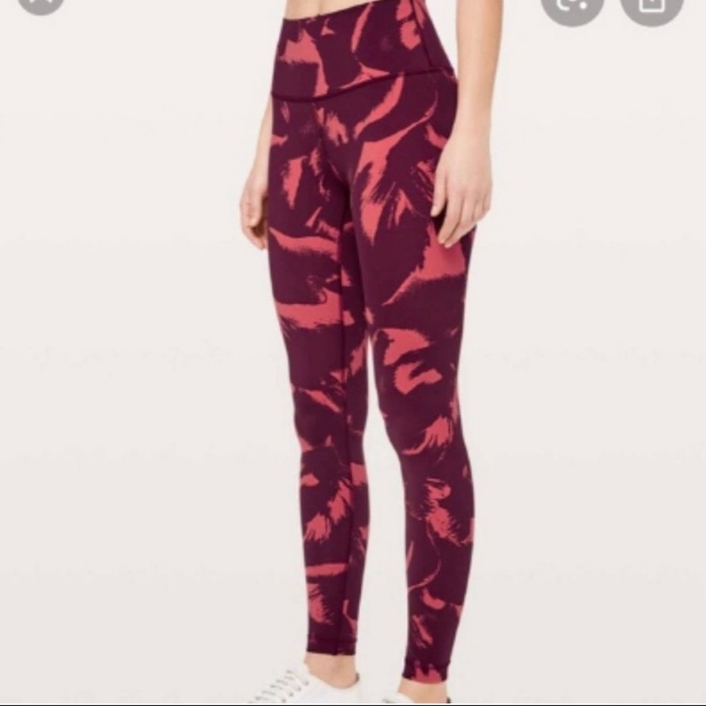 Lululemon Wunder Under High Rise Poppy Legging 12